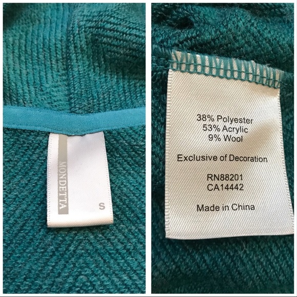 Mondetta Green Snap Front Jacket, S. - Picture 5 of 5